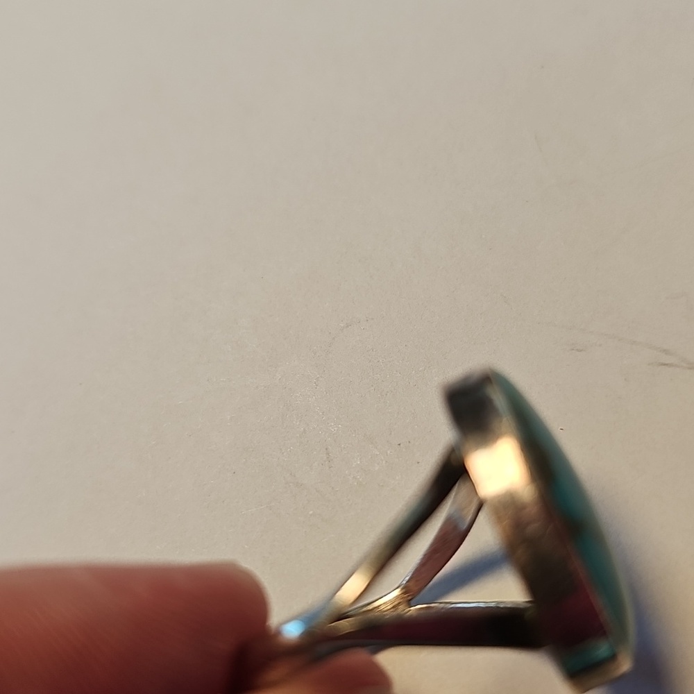 C Jones Turquoise Ring Size 7.5 View 3